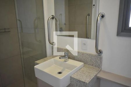 Banheiro de apartamento para alugar com 1 quarto, 28m² em Vila Clementino, São Paulo