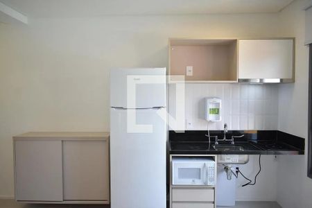 Cozinha de apartamento para alugar com 1 quarto, 28m² em Vila Clementino, São Paulo