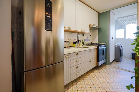 Cozinha de apartamento à venda com 2 quartos, 61m² em Campininha, São Paulo