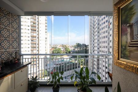 Varanda de apartamento à venda com 2 quartos, 61m² em Campininha, São Paulo