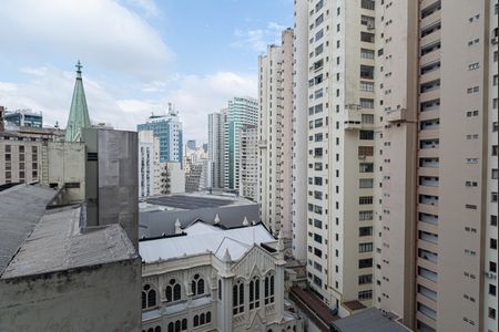 Vista da Varanda do Quarto de kitnet/studio para alugar com 1 quarto, 20m² em Consolação, São Paulo