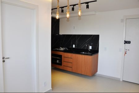 Apartamento para alugar com 38m², 2 quartos e sem vaga Apartamento para alugar com 38m², 2 quartos e sem vagaDetalhe - Sala e Sala de Jantar