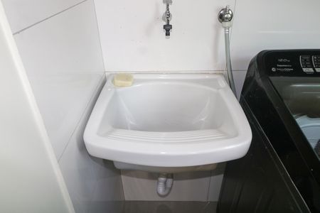Área de Serviço de apartamento à venda com 3 quartos, 90m² em Vila Curuçá, Santo André