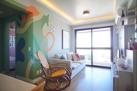 Sala de apartamento para alugar com 2 quartos, 62m² em Santa Maria Goretti, Porto Alegre