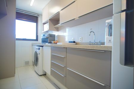 Cozinha de apartamento para alugar com 2 quartos, 62m² em Santa Maria Goretti, Porto Alegre