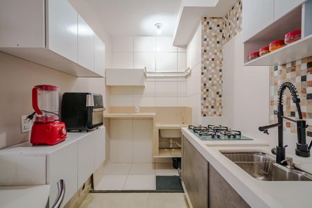 Cozinha de apartamento à venda com 2 quartos, 34m² em Jardim Peri Peri, São Paulo