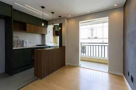 sala  de apartamento para alugar com 2 quartos, 43m² em Jardim Tres Irmaos, Taboão da Serra