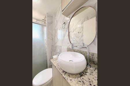 Banheiro Social de apartamento para alugar com 2 quartos, 48m² em Jardim do Lago, Jundiaí