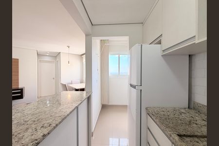 Cozinha de apartamento para alugar com 2 quartos, 48m² em Jardim do Lago, Jundiaí