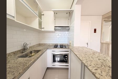 Cozinha de apartamento para alugar com 2 quartos, 48m² em Jardim do Lago, Jundiaí