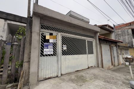 Fachada com placa grande de casa para alugar com 3 quartos, 70m² em Morros, Guarulhos