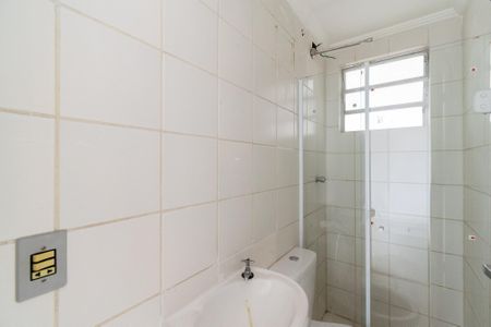 Banheiro de apartamento à venda com 1 quarto, 36m² em Vila do Encontro, São Paulo