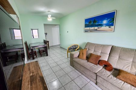 Sala de apartamento para alugar com 2 quartos, 77m² em Canto do Forte, Praia Grande
