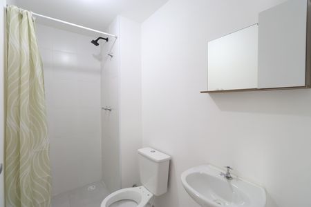 Banheiro de apartamento para alugar com 1 quarto, 37m² em Lapa de Baixo, São Paulo