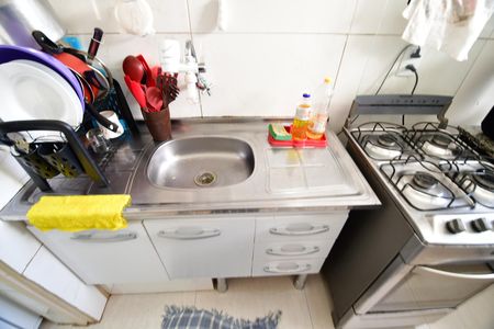 Studio à venda com 37m², 1 quarto e sem vagaCozinha