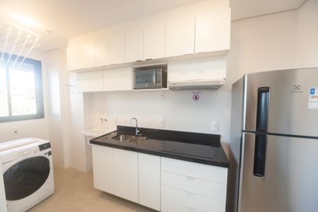Cozinha de apartamento para alugar com 1 quarto, 46m² em Vale do Sereno, Nova Lima