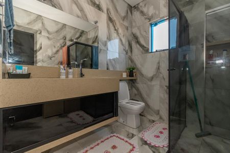 Banheiro de casa à venda com 2 quartos, 160m² em Parque Residencial Salerno (nova Veneza), Sumaré