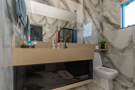 Banheiro de casa à venda com 2 quartos, 160m² em Parque Residencial Salerno (nova Veneza), Sumaré