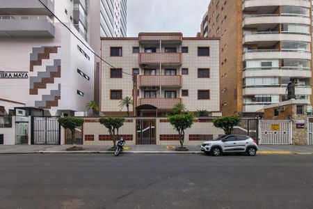 Fachada de apartamento para alugar com 1 quarto, 50m² em Canto do Forte, Praia Grande