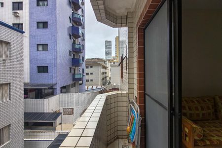 Sacada de apartamento para alugar com 1 quarto, 50m² em Canto do Forte, Praia Grande