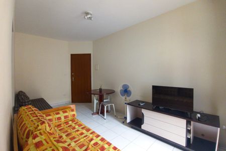 Sala de apartamento para alugar com 1 quarto, 50m² em Canto do Forte, Praia Grande