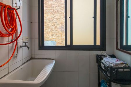 Área de Serviço de apartamento para alugar com 1 quarto, 50m² em Canto do Forte, Praia Grande