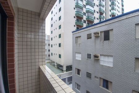Sacada de apartamento para alugar com 1 quarto, 50m² em Canto do Forte, Praia Grande