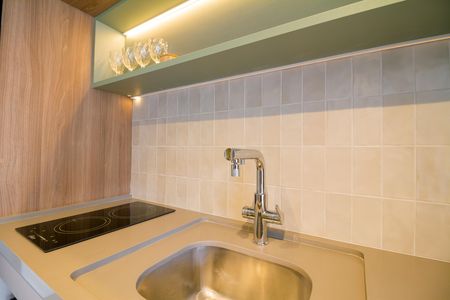 Cozinha de kitnet/studio à venda com 1 quarto, 32m² em Vila Gomes Cardim, São Paulo