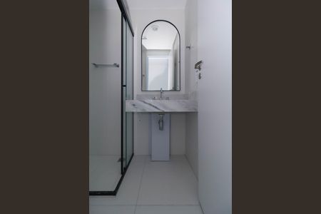 Banheiro de kitnet/studio à venda com 1 quarto, 22m² em Pinheiros, São Paulo