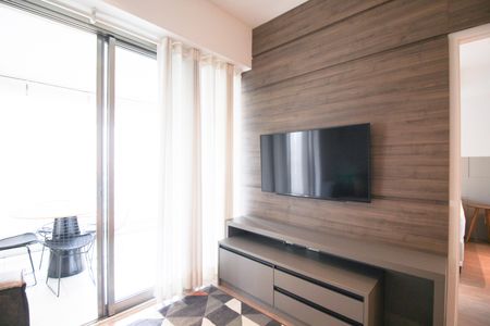 Sala de apartamento para alugar com 1 quarto, 62m² em Itaim Bibi, São Paulo