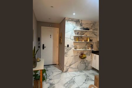 Sala/Cozinha de apartamento para alugar com 1 quarto, 42m² em Centro Histórico de São Paulo, São Paulo