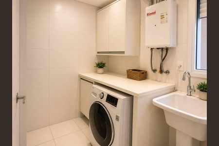 Area de serviço de apartamento para alugar com 3 quartos, 150m² em Vila Gertrudes, São Paulo