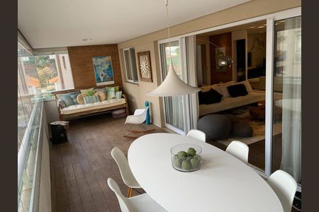 Varanda da sala de apartamento para alugar com 3 quartos, 150m² em Vila Gertrudes, São Paulo