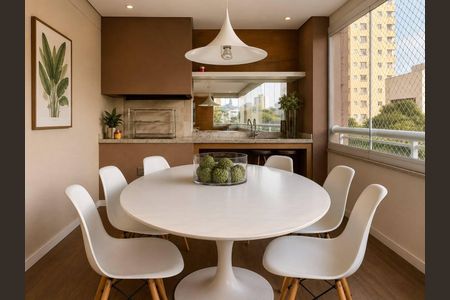 Varanda da sala de apartamento para alugar com 3 quartos, 150m² em Vila Gertrudes, São Paulo
