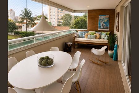 Apartamento para alugar com 150m², 3 quartos e 3 vagas Apartamento para alugar com 150m², 3 quartos e 3 vagasVaranda da sala