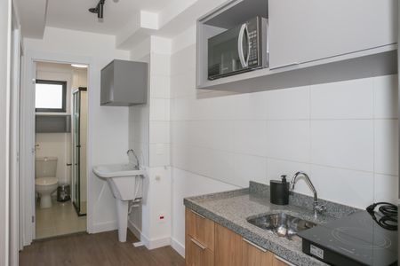Cozinha e Área de Serviço de apartamento à venda com 2 quartos, 34m² em Barra Funda, São Paulo