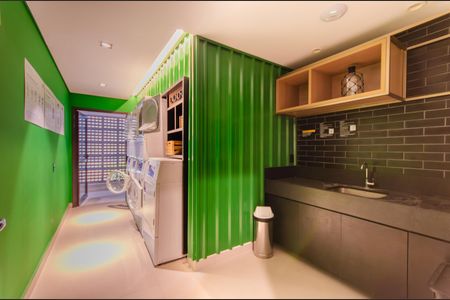 Studio para alugar com 35m², 1 quarto e sem vaga Studio para alugar com 35m², 1 quarto e sem vagaÁrea comum - Lavanderia