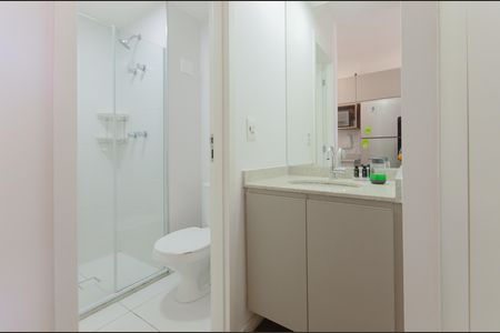 Studio para alugar com 35m², 1 quarto e sem vaga Studio para alugar com 35m², 1 quarto e sem vagaBanheiro