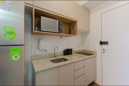 Studio para alugar com 35m², 1 quarto e sem vaga Studio para alugar com 35m², 1 quarto e sem vagaCozinha