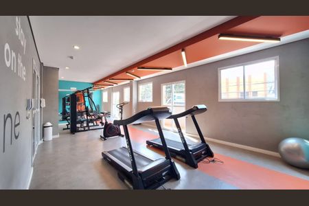 Apartamento para alugar com 27m², 1 quarto e sem vaga Apartamento para alugar com 27m², 1 quarto e sem vagaAcademia