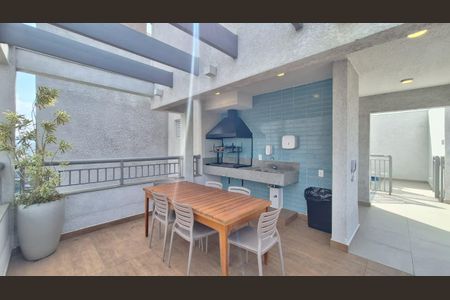 Área comum - Churrasqueira de apartamento para alugar com 1 quarto, 27m² em Vila Romana, São Paulo