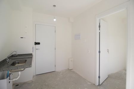 Cozinha de apartamento à venda com 1 quarto, 24m² em Vila Nova Conceição, São Paulo