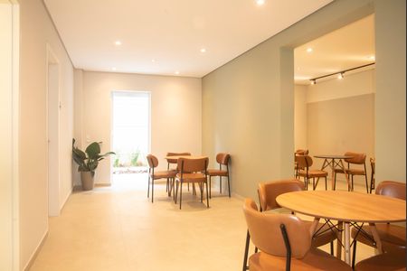 Studio à venda com 26m², 1 quarto e sem vagaÁrea comum - Salão de festas