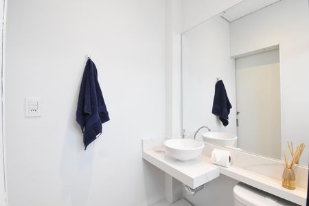 Studio para alugar com 32m², 1 quarto e sem vagaBanheiro da Suíte