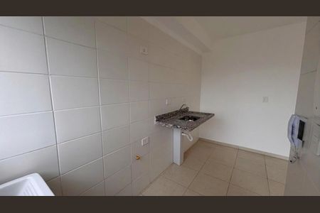 Cozinha de apartamento para alugar com 2 quartos, 46m² em Parque Sao Vicente, São Vicente
