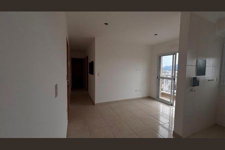 Sala de apartamento para alugar com 2 quartos, 46m² em Parque Sao Vicente, São Vicente