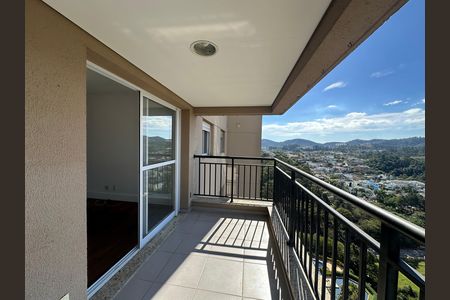 Varanda da Sala de apartamento para alugar com 2 quartos, 70m² em Empresarial 18 do Forte, Barueri