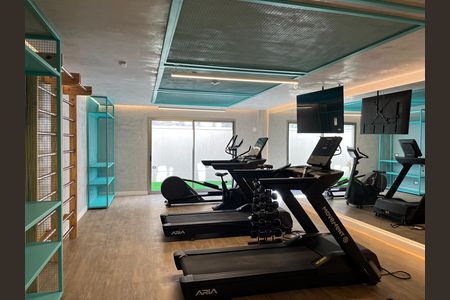 Studio para alugar com 30m², 1 quarto e sem vaga Studio para alugar com 30m², 1 quarto e sem vagaÁrea comum - Academia