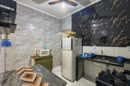 Cozinha  de casa para alugar com 3 quartos, 75m² em Vila Tupi, Praia Grande