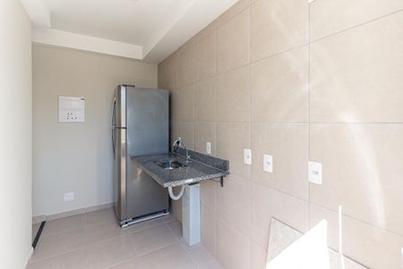 Cozinha de apartamento para alugar com 2 quartos, 44m² em Campos Elíseos, São Paulo